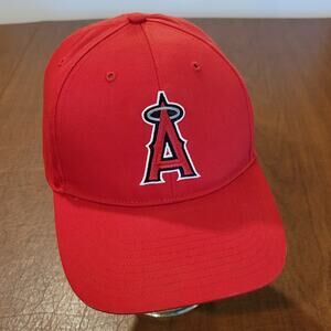 Los Angeles Angels Forty Seven Snapback Hat Cap Red One size fits most
